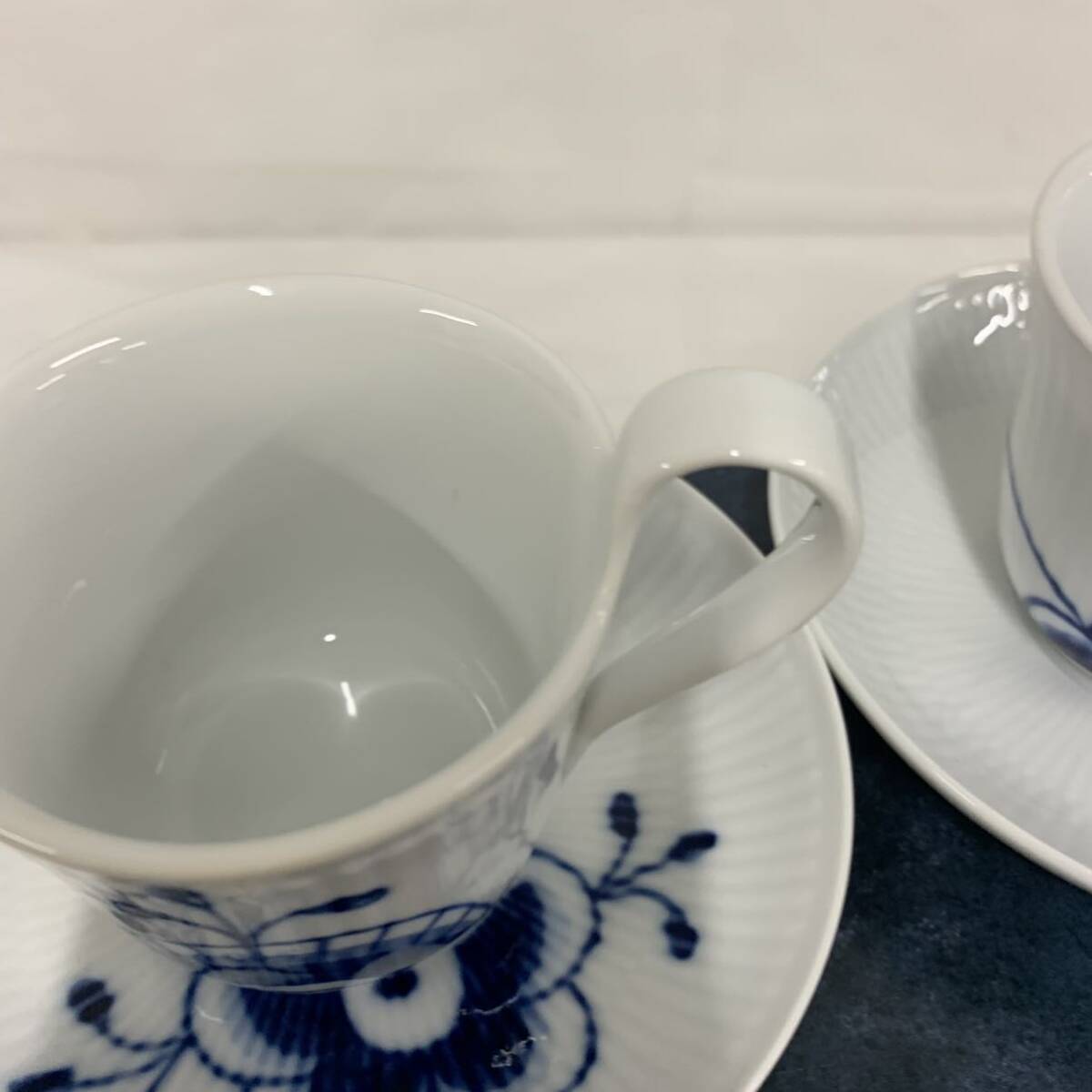 ROYAL COPENHAGEN ロイヤルコペンハーゲン ソーサー カップ ペア ２客Royal Copenhagen 箱有り カ4_画像3