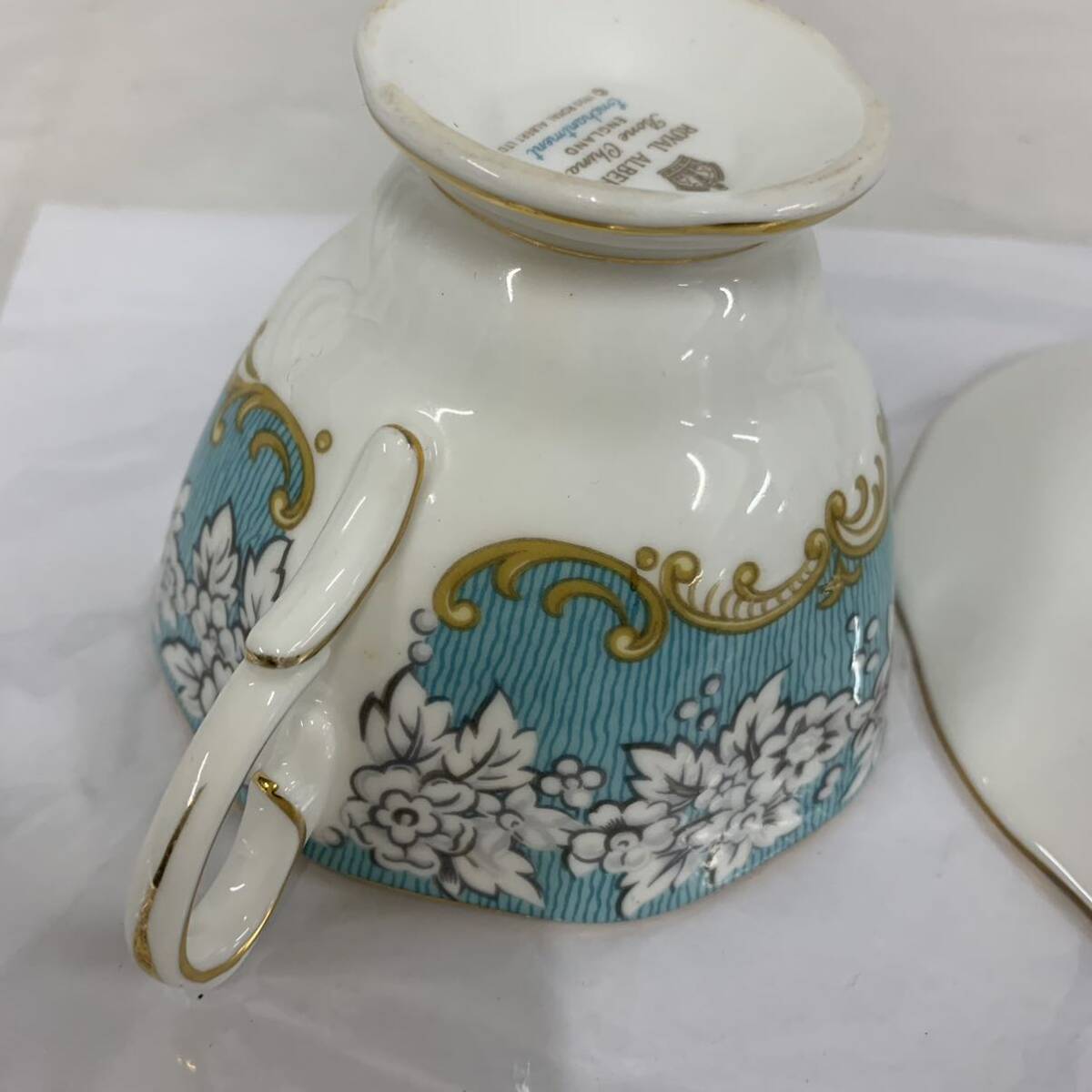 1円出品 ロイヤルアルバート ROYAL ALBERT ティーカップ カップ ソーサー 1客現状品 カg_画像8