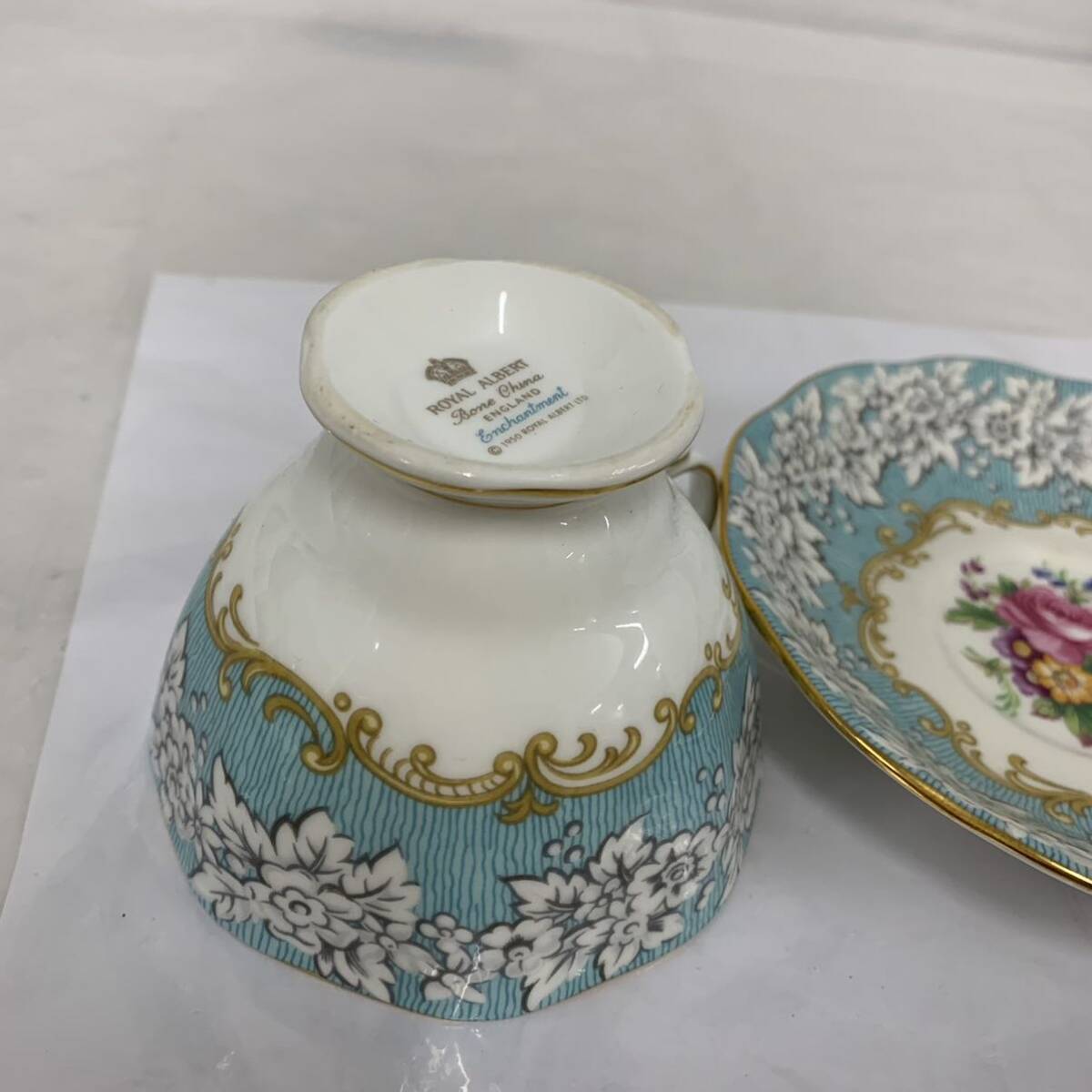 1円出品 ロイヤルアルバート ROYAL ALBERT ティーカップ カップ ソーサー 1客現状品 カg_画像5