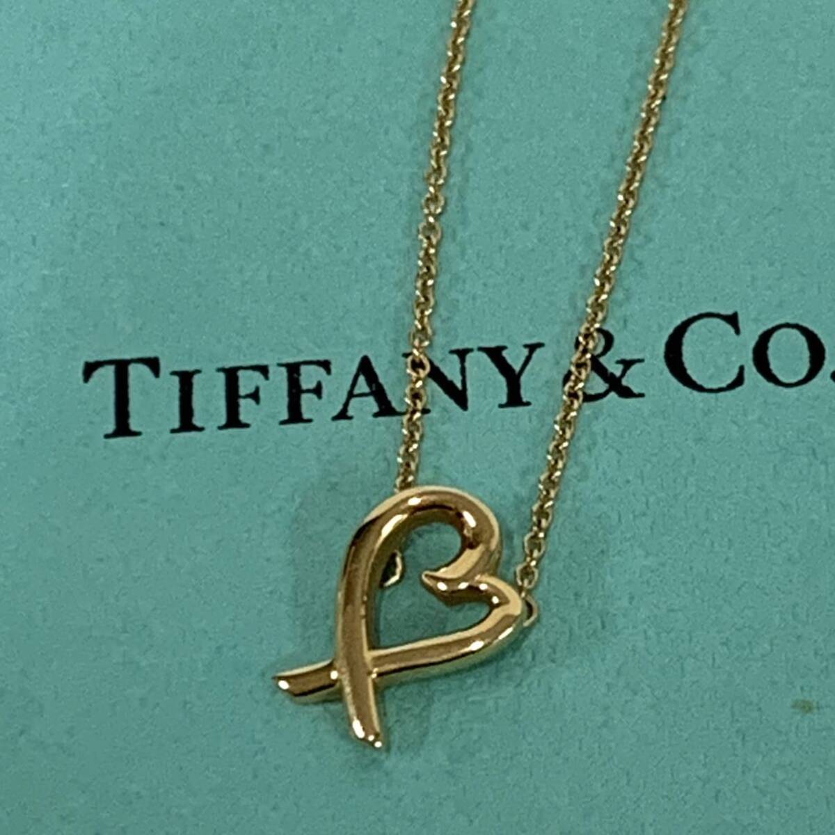 Tiffany & Coティファニー TIFFANY アクセサリー ネックレス ペンダント パロマピカソ AU750 現状品 ハート 18K カ4 _画像1