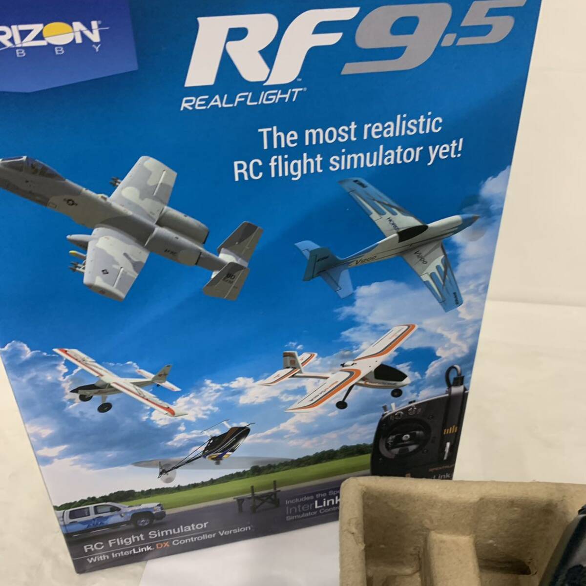  operation ok HORIZON real flight evolue sho controller RC flight simulator REAL FLIGHT accessory box equipped present condition goods kayg