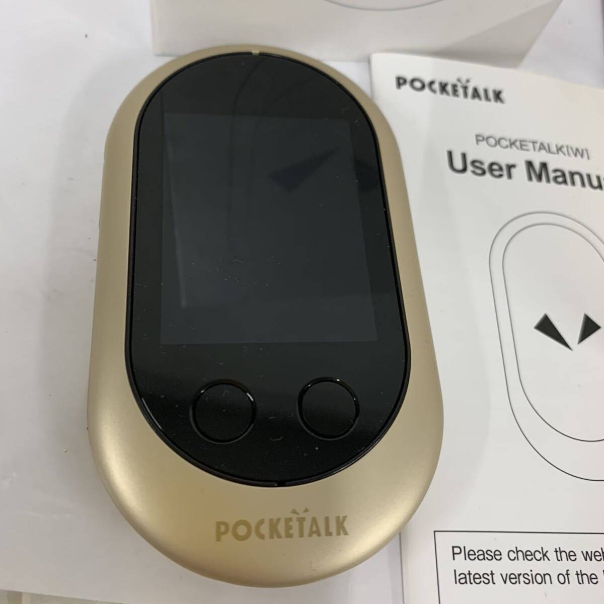 POCKETALK ポケトーク W1PGG 現状品 カ15_画像2