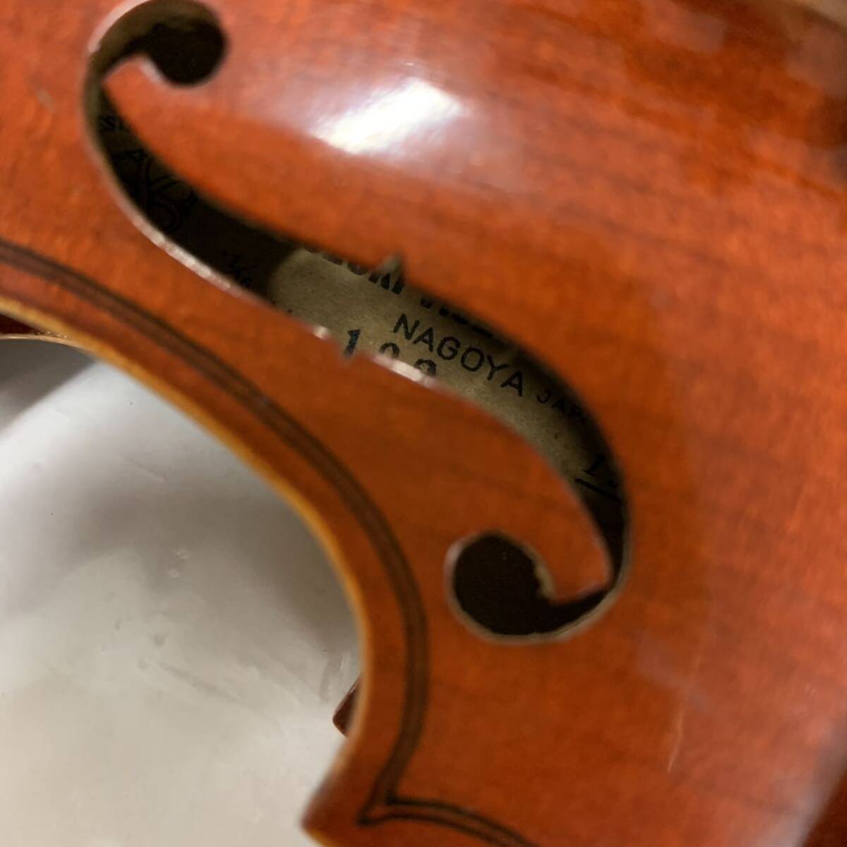 弦楽器 スズキ SUZUKI ハードケース 全長約36cm VIOLIN スズキ バイオリン NO.102 バイオリン 楽器 カ4_画像7