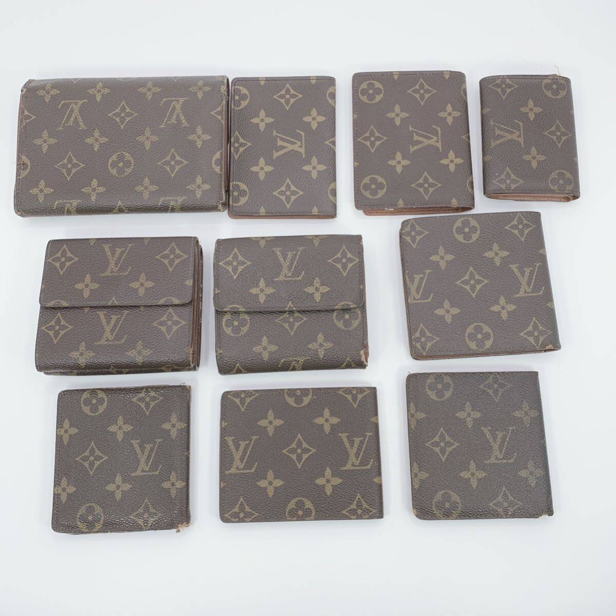 【1スタ】　ルイヴィトン　LOUIS VUITTON 　長財布 財布 キーケース 　小物　まとめ　10点　モノグラム_画像2