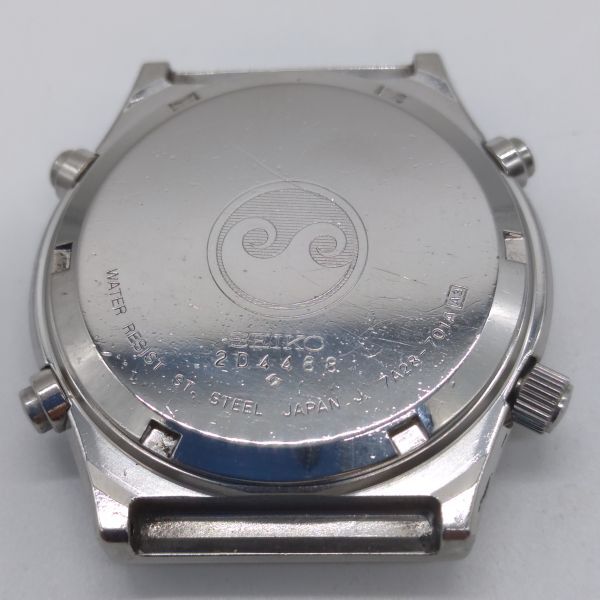 SEIKO　セイコースピードマスタ　クォーツ腕時計　クロノグラフ　７A28-701A_画像4