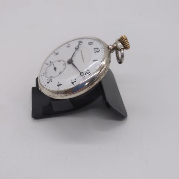 TAVANNES タバン懐中時計 機械式手巻懐中時計 シルバーケース0.800の画像8