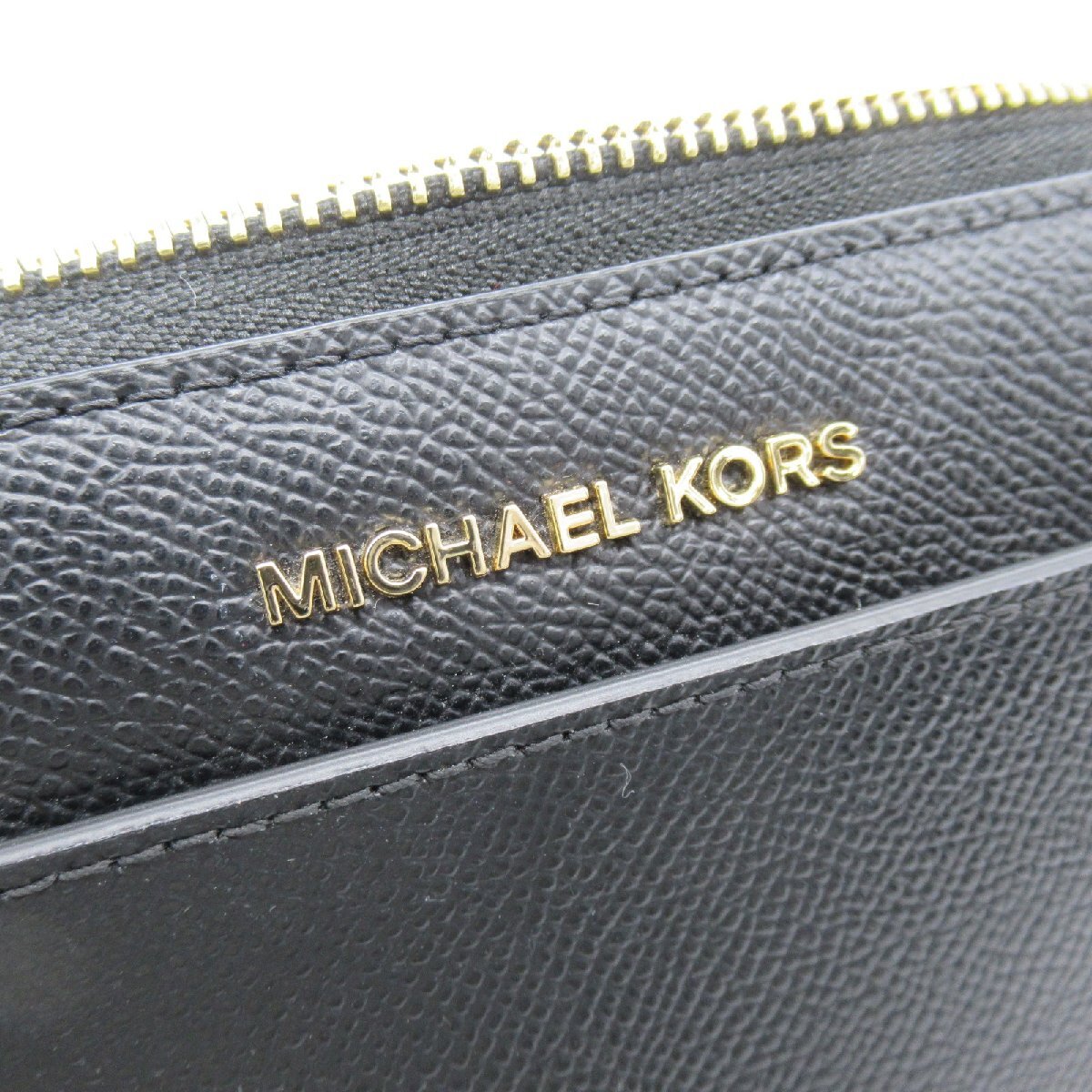 マイケルコース ラウンド長財布 ブランドオフ Michael Kors レザー ラウンド長財布 PVC/レザー レディース_画像7