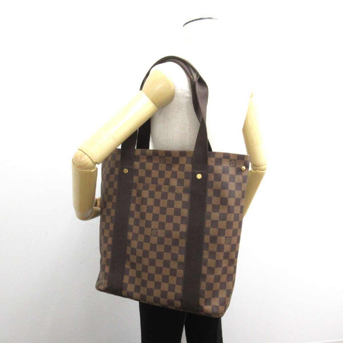 ルイ・ヴィトン カバ・ボブール ブランドオフ LOUIS VUITTON トートバッグ ダミエ 中古 メンズ レディース_画像5