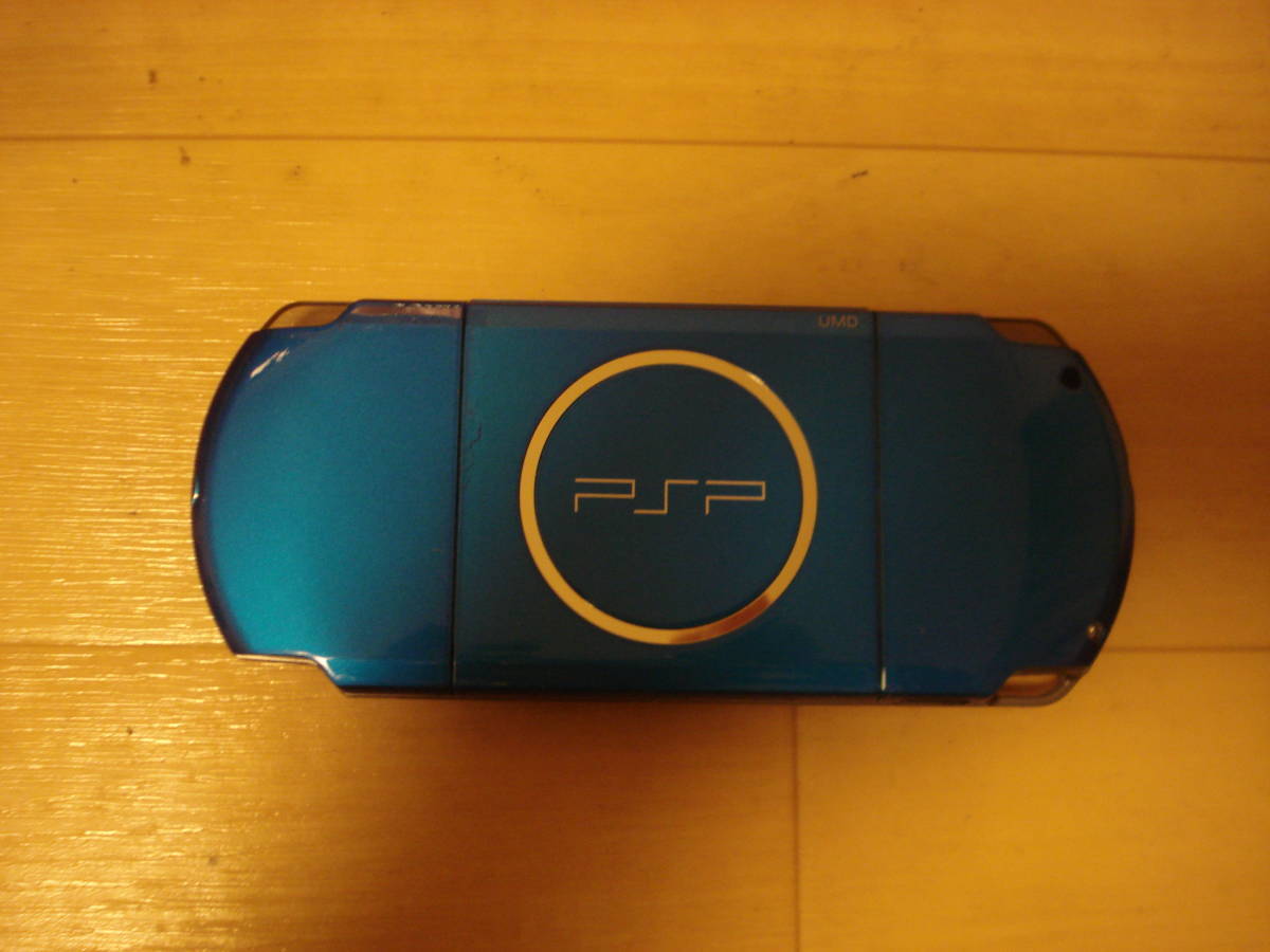 K*SONY PSP-3000 корпус bai Blanc to* голубой исправно работает хорошая вещь * стоимость доставки 215 иен 