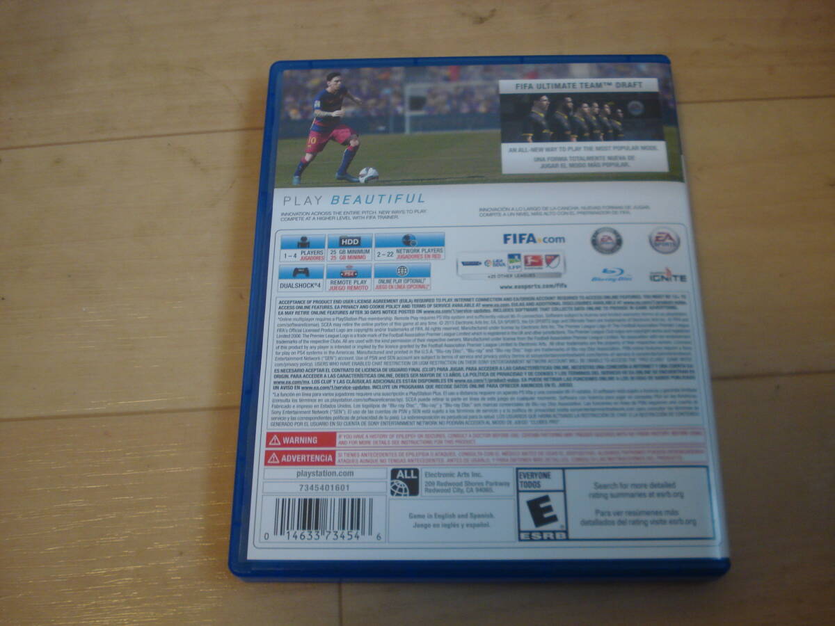 I★PS4 FIFA16 北米版 ★送料180円_画像2