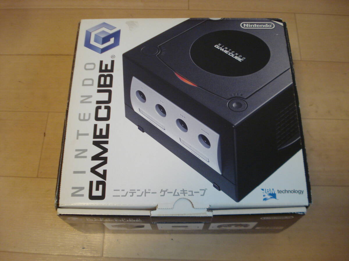  beautiful goods!* nintendo GC Game Cube body black DOL-001 accessory equipping * cheap postage!