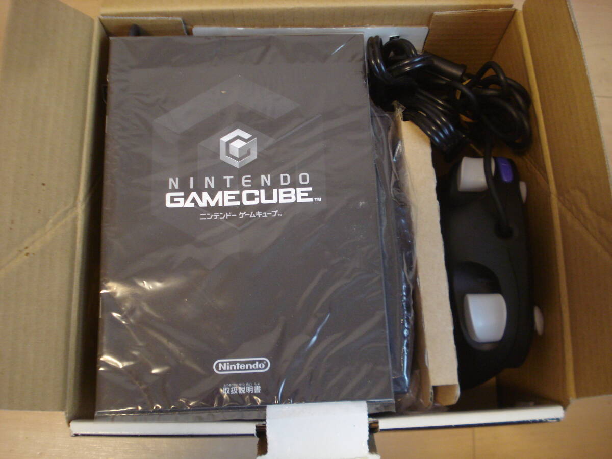  beautiful goods!* nintendo GC Game Cube body black DOL-001 accessory equipping * cheap postage!
