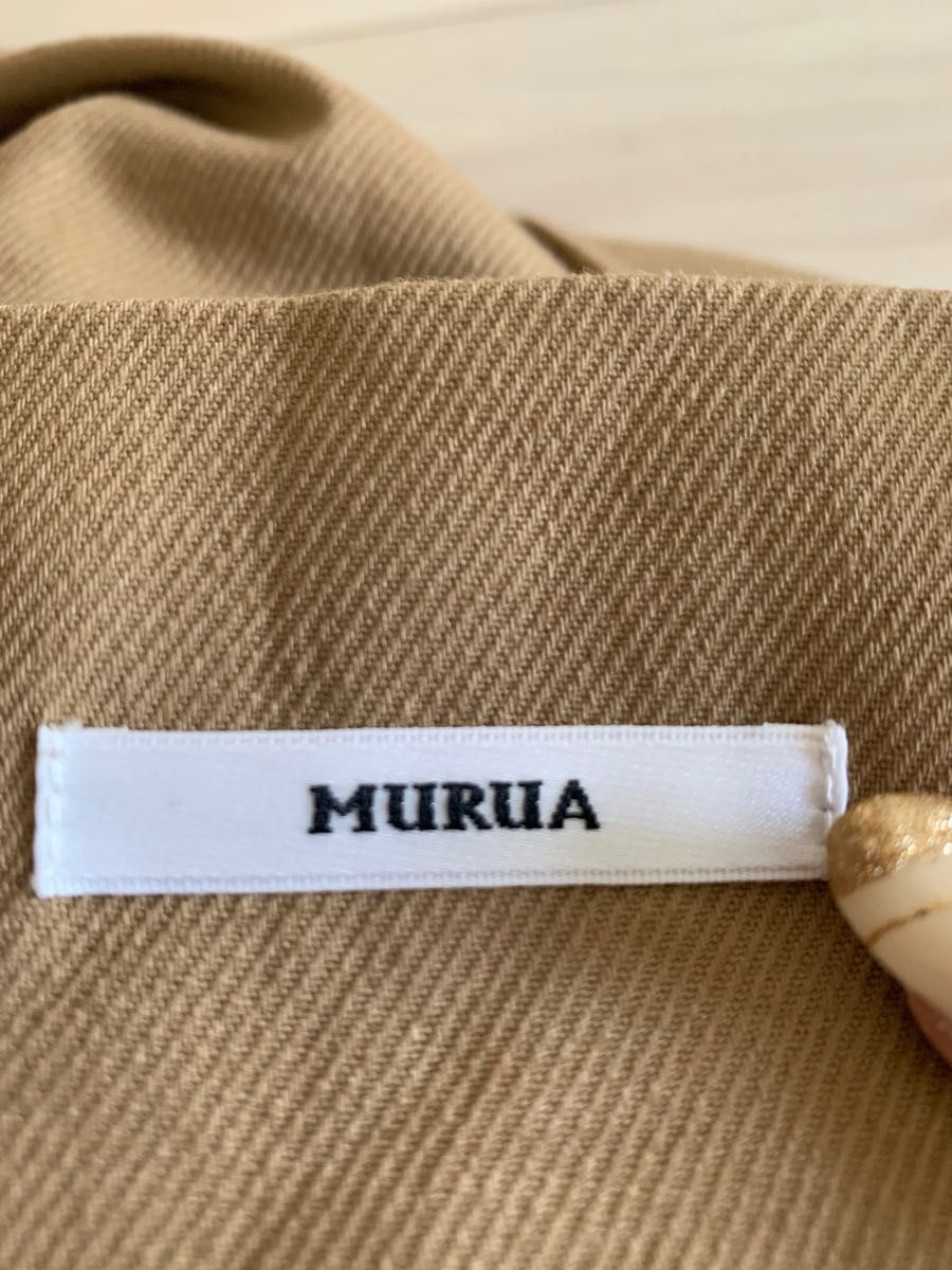 MURUA フロントボタン ペンシルスカート S