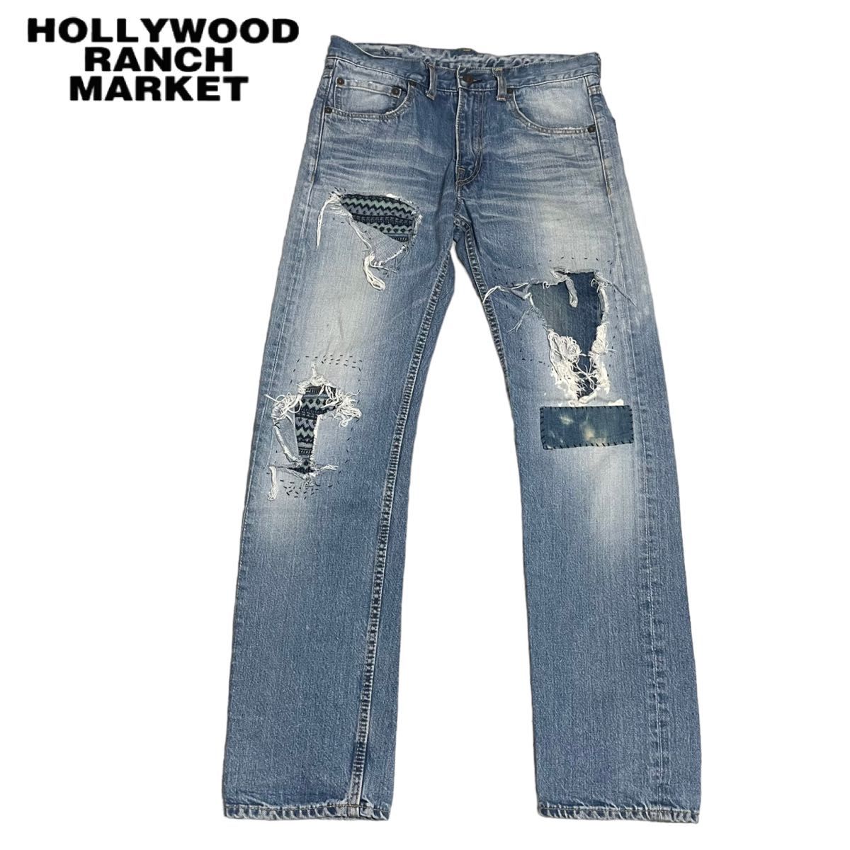 お値下げ中 HOLLYWOODRANCHMARKET Gジャン BlueBlue お値下げ中 HOLLYWOODRANCHMARKET Gジャン BlueBlue