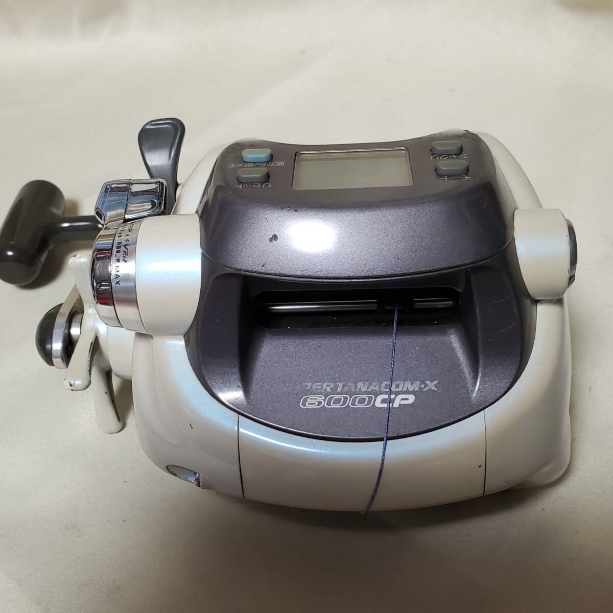 DAIWA ダイワ電動リール スーパータナコンX 600CP ライン付き 簡易動作確認済みの画像5