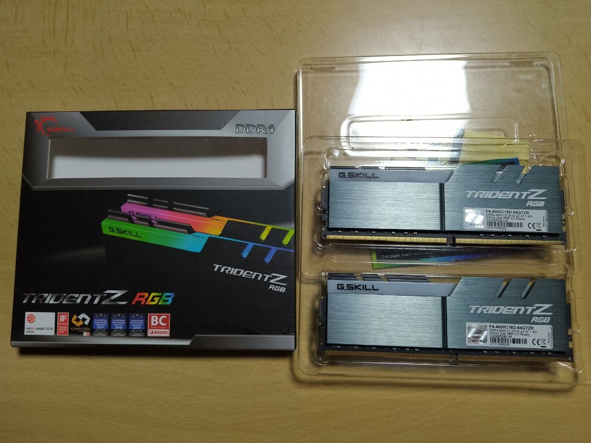 G.Skill TridentZ DDR4 PC4-32000 4000 32×2 64GB