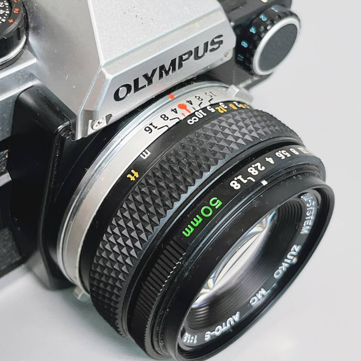 オリンパス OM10 フィルム一眼レフカメラ フィルター付き（オリンパス OM-SYSTEM ZUIKO MC AUTO-S 50㎜ 1：1.8）の画像8