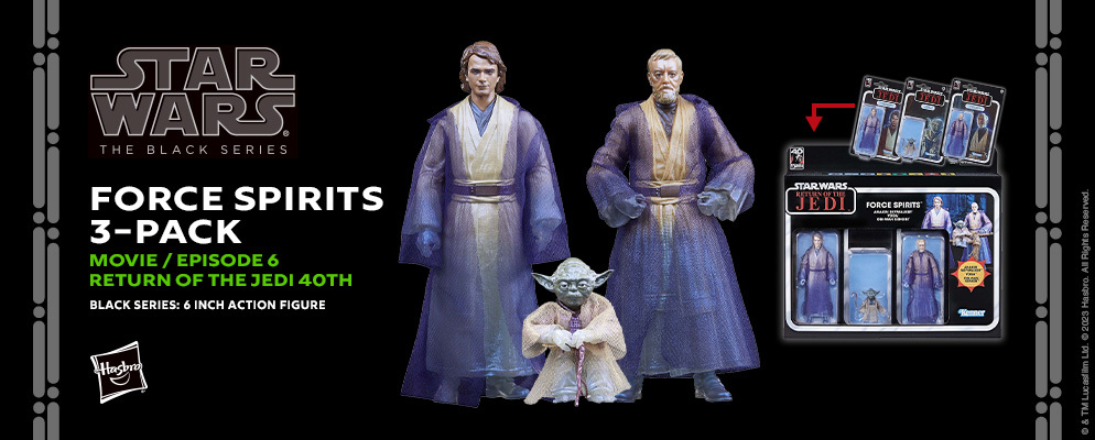  Звездные войны BLACK серии 3 упаковка сила. . body EP6 Jedi. ..40 годовщина Figuarts figma Yoda Obi one ma- bell Legend 