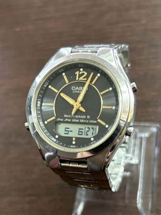 カシオ CASIO 腕時計 LINEAGE MULTIBAND5 4709 LCW-M200 タフソーラー 稼働品の画像2