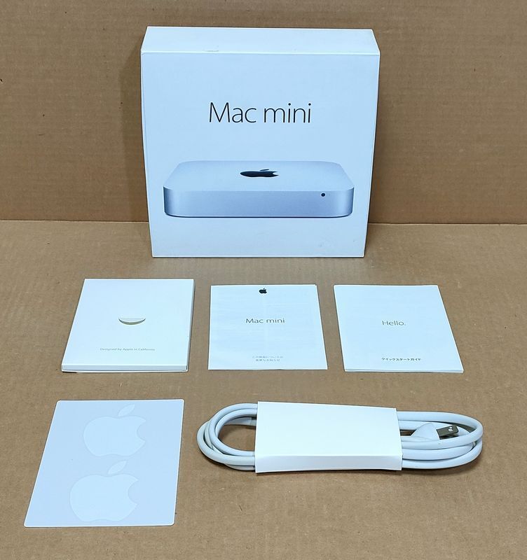 Macmini Late 2014 （ Core i5 2.6GHz/ 8G/ M2 SSD 256GB・HDD 1TB） Sonoma、Monterey　美品_画像3