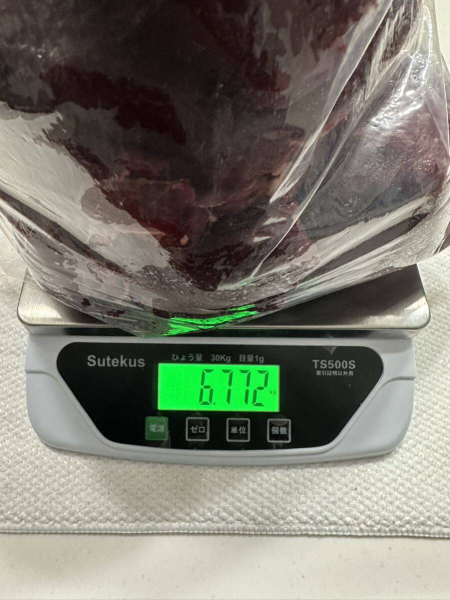  静岡県 富士山麓産 鹿肉ロース モモ スネ シンタマ肉 6.7kg 冷凍生肉 ペット ダイエット高タンパク 低脂肪 低カロリー_画像4