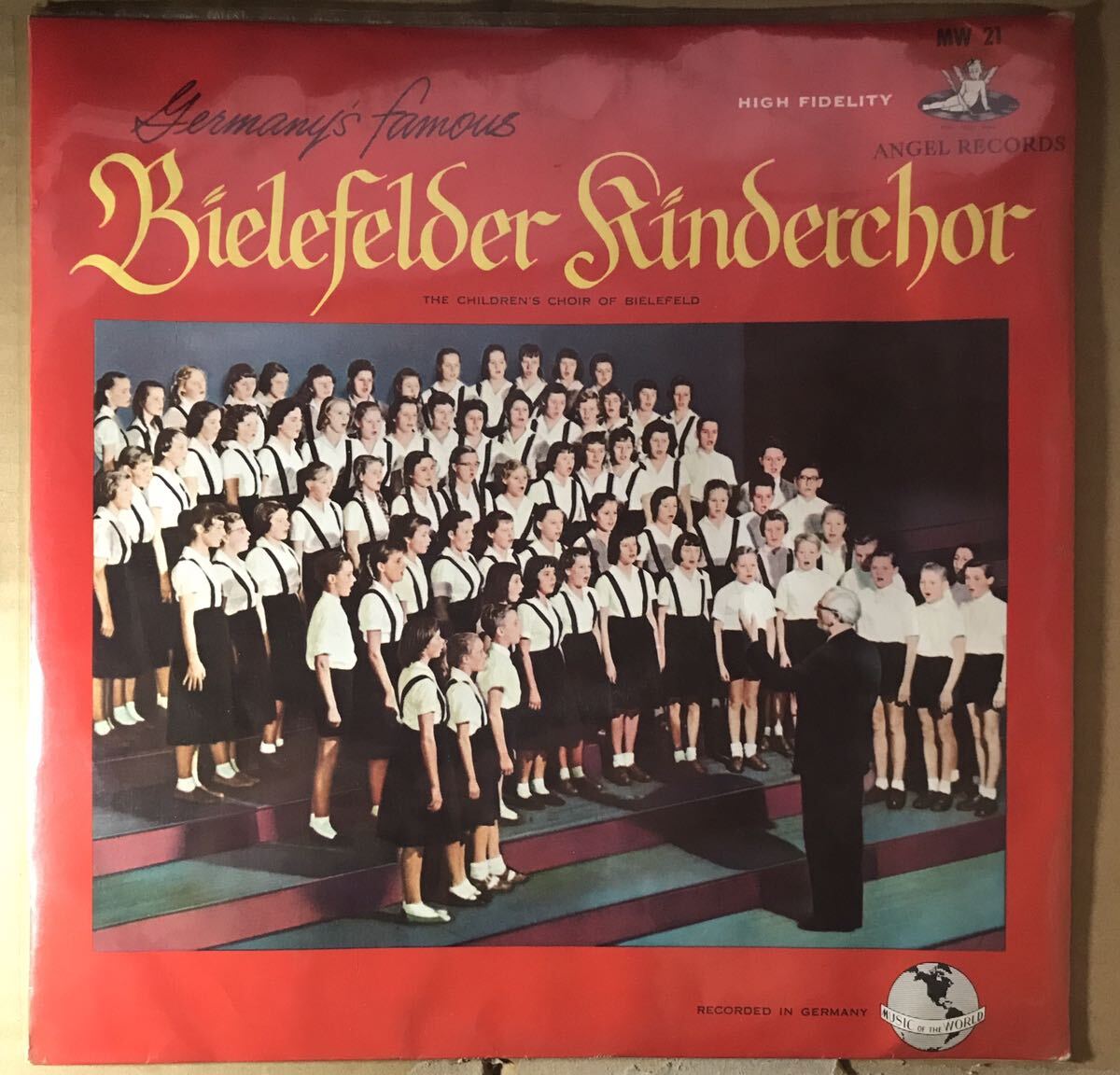 ドイツ合唱民謡集 ビーレフェルト児童合唱団 テストプレス _画像1