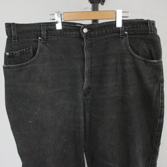 H439 2000年代製 Levis リーバイス 545 デニムパンツ■00s 約XLサイズ 黒 ブラックデニム LOOSEFIT アメカジ ストリート 古着 古着卸 激安_画像10