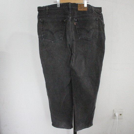 H439 2000年代製 Levis リーバイス 545 デニムパンツ■00s 約XLサイズ 黒 ブラックデニム LOOSEFIT アメカジ ストリート 古着 古着卸 激安_画像2