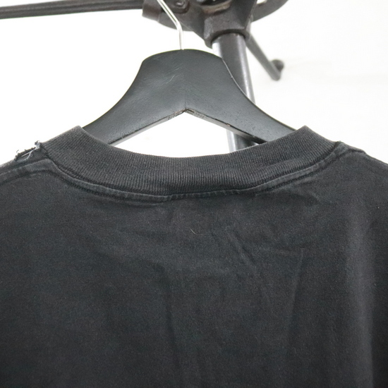 I468 90sビンテージ Tultex タルテックス 半袖プリントTシャツ■1990年代製 表記XLサイズ 黒 ブラック キャラクター タズマニアンデビル の画像8