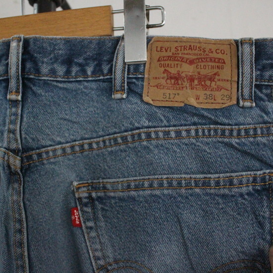 M426 2000 period made Levis Levi's 517 Denim pants #00s inscription 38 -inch blue blue boots cut ji- bread jeans American Casual old clothes . old clothes 
