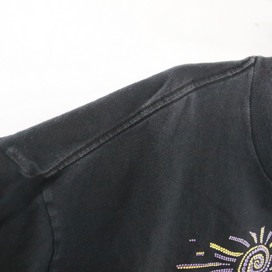 S392 90sビンテージ SOFTee 半袖プリントTシャツ USA製■1990年代製 表記XLサイズ ブラック 黒 アニマル アメカジ 古着 古着卸 激安 希少_画像9