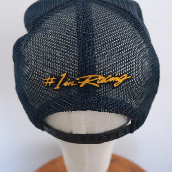 CAP15 USA直輸入 90sビンテージ GOODYEAR メッシュキャップ■1990年代製 ネイビー ハット 帽子 hat 古着 アメカジ ストリート レーシング_画像7