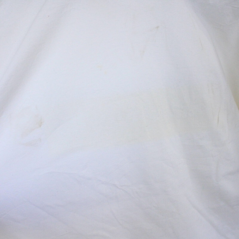 e437 90sビンテージ CHAPSラルフローレン プリントTシャツ■1990年代製 表記XLサイズ 白 ホワイト アメカジ ストリート ロゴ POLO 80s 70sの画像9