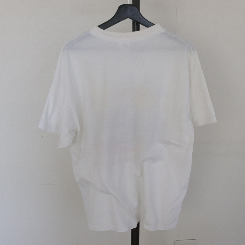 W337 90sビンテージ DESIGNEA レーシングTシャツ USA製■1990年代製 表記XLサイズ 白 ホワイト デイルJr. アメカジ ストリート 古着 古着卸の画像2