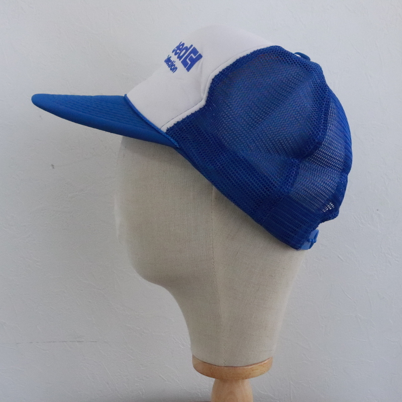 CAP1 2000年代製 T.I メッシュキャップ■00s ハット 帽子 hat ブルー 古着 アメカジ ストリート ヴィンテージ 90s 80s 70s 60s 50s 青 激安_画像4