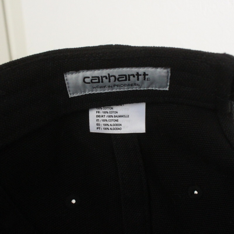 CAP33 2000年代製 carhartt カーハート ベースボールキャップ■00s ブラック 黒 ダック ハット 帽子 hat アメカジ ストリート ワーク 古着_画像3