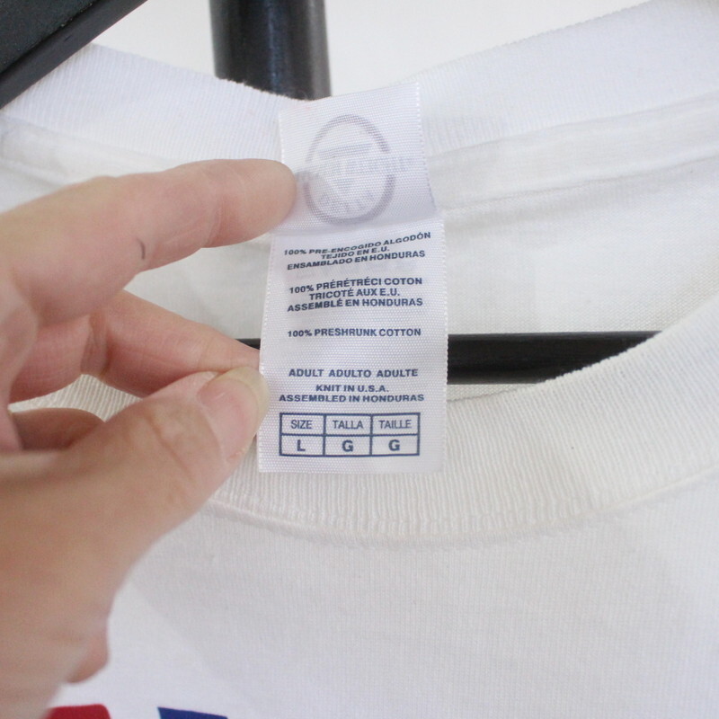 O541 2006年製 DELTA MLB プリント 半袖 Tシャツ■00s 表記Lサイズ ホワイト タイガース カージナルス 古着 アメカジ トップス 野球_画像4