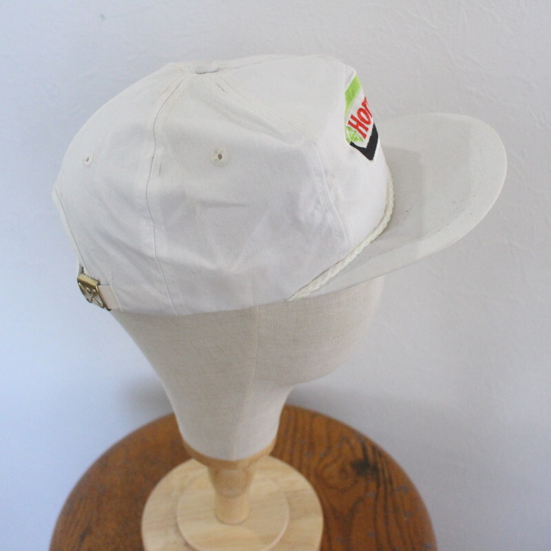 CAP69 USA直輸入 90sビンテージ K-Products ベースボールキャップ■1990年代製 ホワイト 白 刺繍 ハット 帽子 hat アメカジ ストリート 80s_画像4