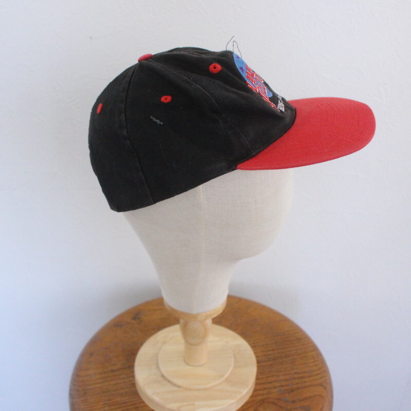 CAP73 2000年代製 PLANETHOLLYWOOD ベースボールキャップ■00s ブラック 黒 赤 刺繍 ハット 帽子 hat アメカジ ストリート 古着卸 古着 90s_画像5