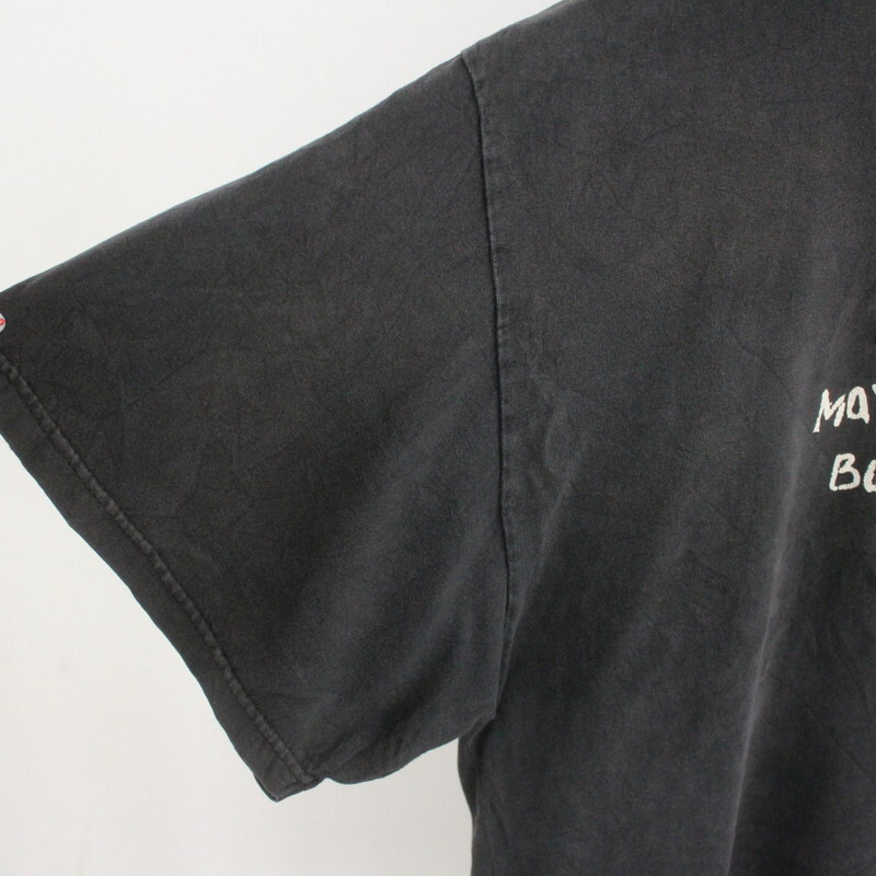 f409 2000年代製 TENNESSEERIVER 半袖プリントTシャツ■00s 表記2XLサイズ ブラック 黒 メッセージ アメカジ 古着 古着卸 オールド 激安_画像6