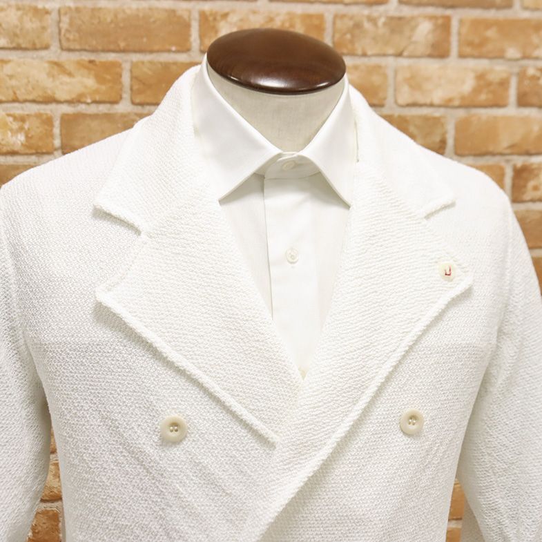 1 jpy /JWO/46 size / double breast jacket Kiyoshi .kanokoUV elasticity plain refreshing Classico Golf comfort jacket new goods / white / white /ga193/