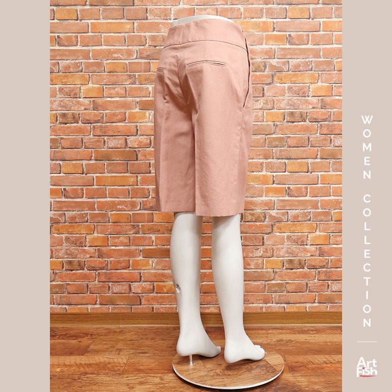 1 jpy / spring summer /eleventy/IT42 size / cotton linen tuck shorts Italy made imported car eleven ti new goods / pink /iz334/