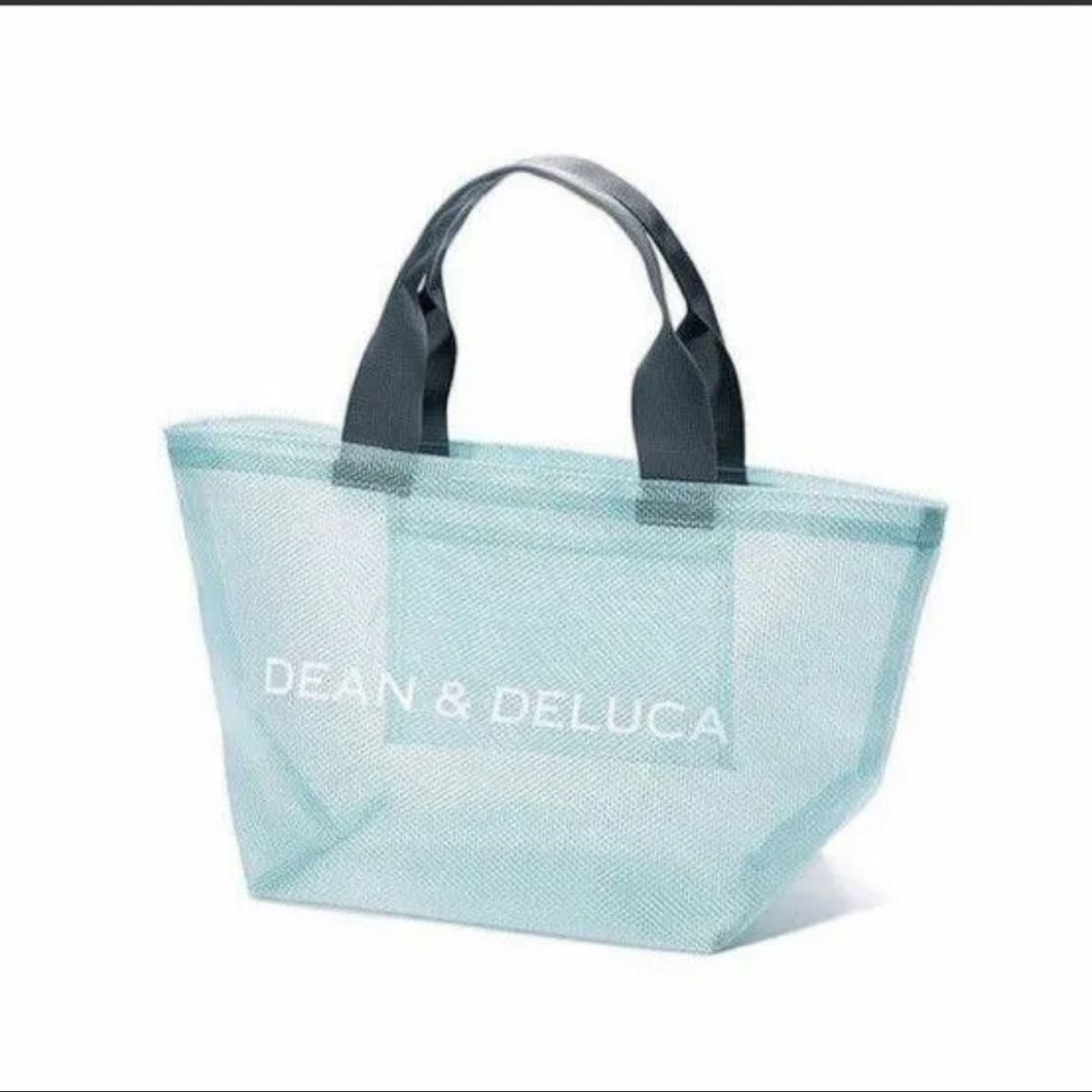 DEAN&DELUCA ディーン&デルーカ　メッシュ　トートバッグ ミント Ｓサイズ