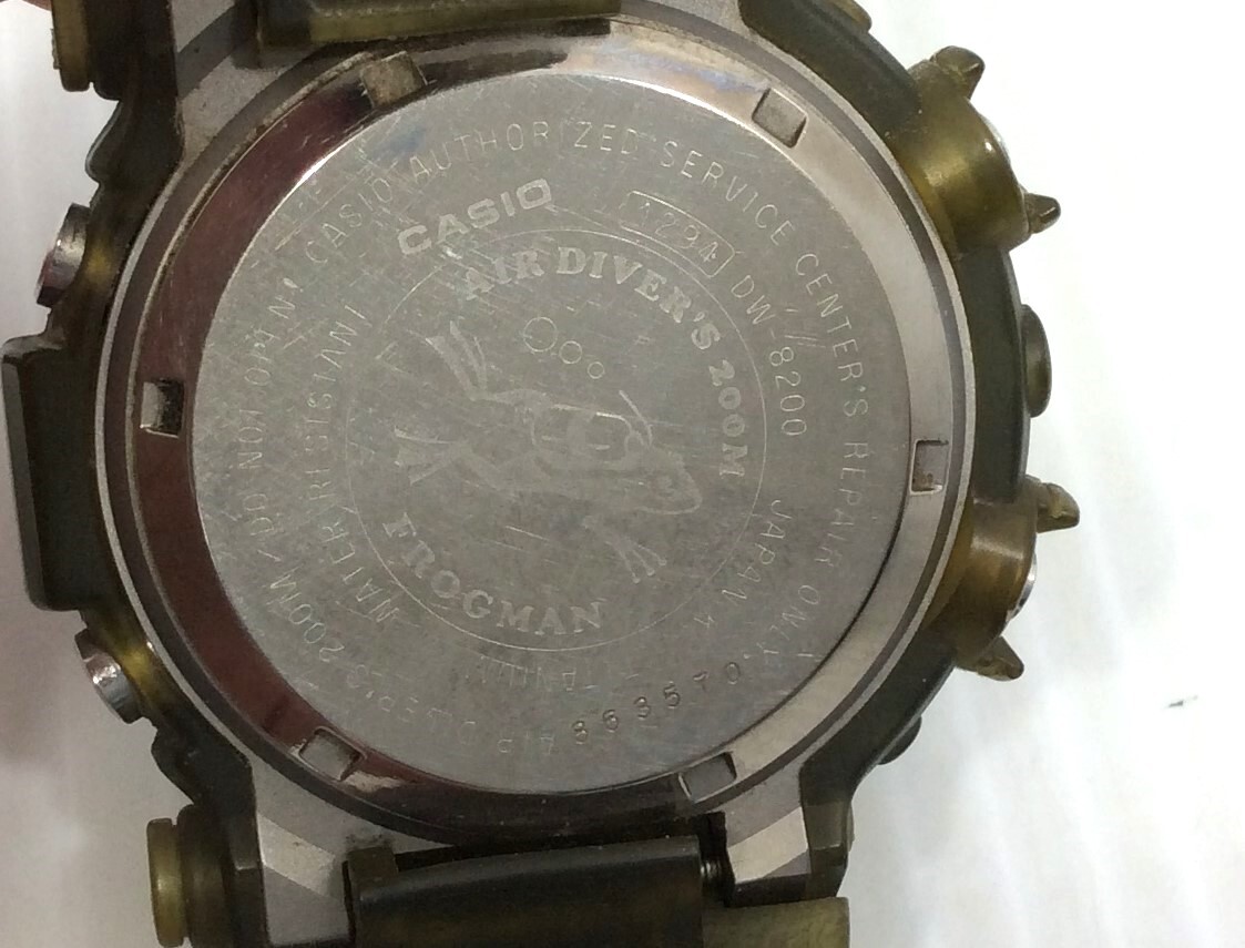 カシオ G-SHOCK DW-8200 FROGMAN フロッグマン ※動作未確認 【D-04】の画像4