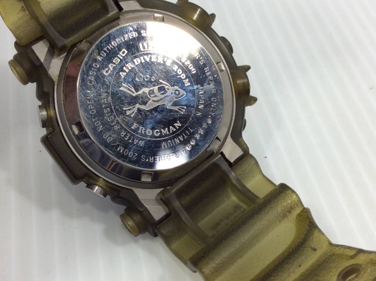 カシオ G-SHOCK DW-8200 FROGMAN フロッグマン ※動作未確認 【D-04】の画像2