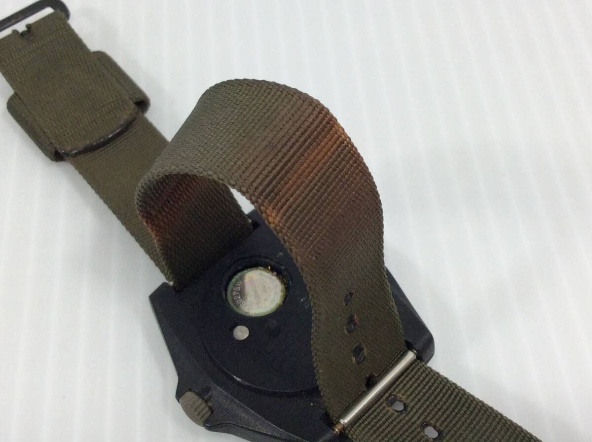 [ Junk ]STOCKER&YALE stocker &ie-ruMIL-W-46374E-TYPE3 Sandy590 wristwatch [D-04]
