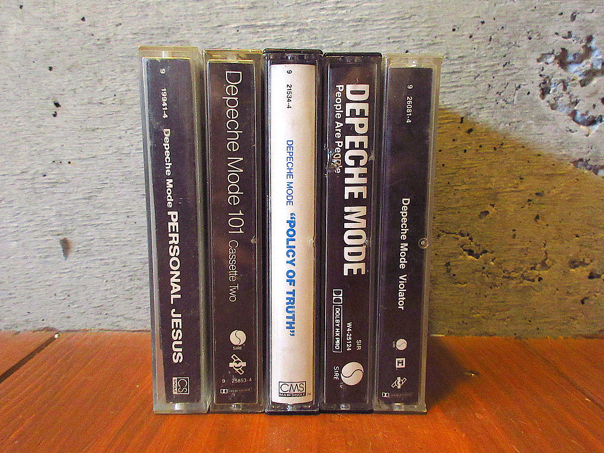 DEPECHE MODEカセットテープ5点セット●240511k4-otclct デペッシュ・モードバンドダンスエレクトロニックロックアナログの画像9