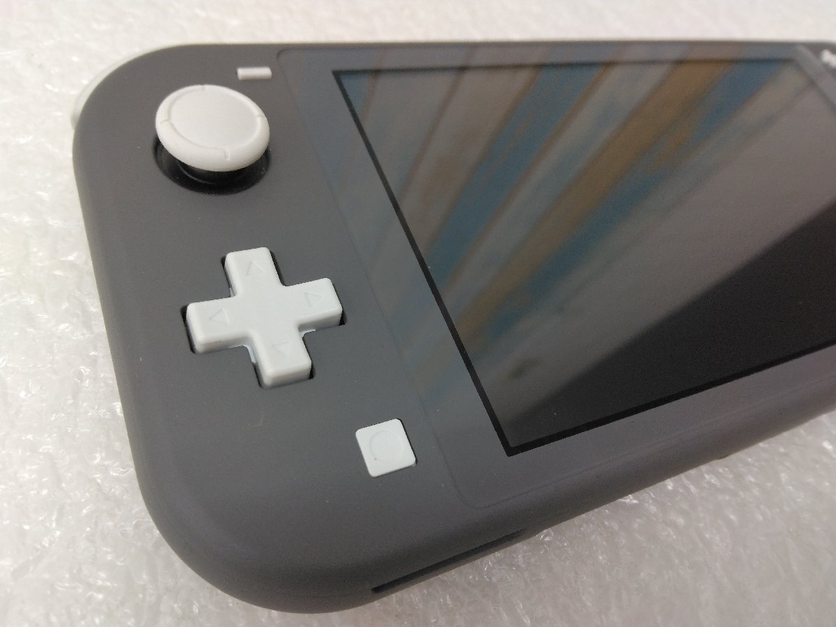 Nintendo Switch Lite ニンテンドースイッチライト本体 グレー HDH-S-GAZAA 【みまもり設定あり、解除要】ユーズド_画像3