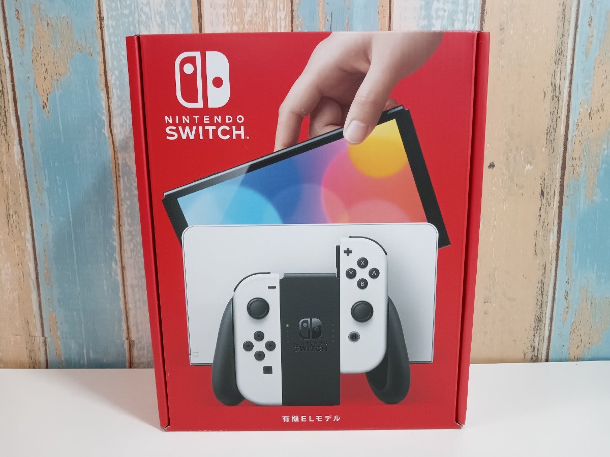 Nintendo Switch ニンテンドースイッチ 本体 有機ELモデル Joy-Con(L)/(R) ホワイト HEG-S-KAAAA 未使用品 ②の画像1