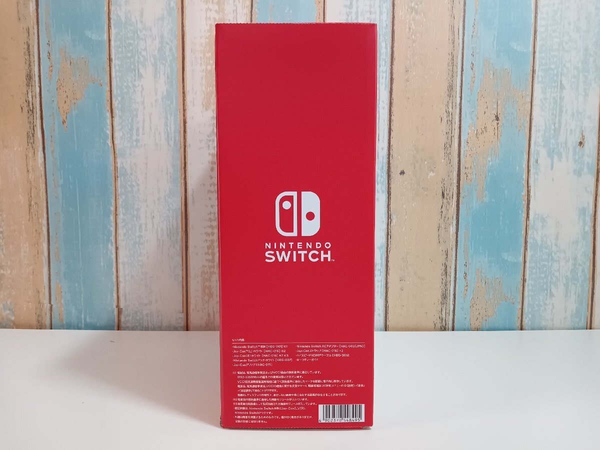 Nintendo Switch ニンテンドースイッチ 本体 有機ELモデル Joy-Con(L)/(R) ホワイト HEG-S-KAAAA 未使用品 ④_画像4